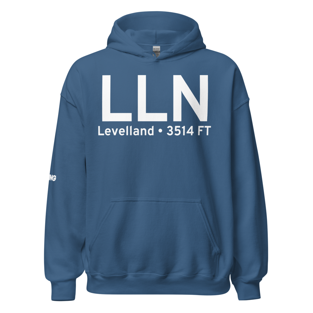 Levelland (KLLN) Airport Hoodie Sweatshirt 