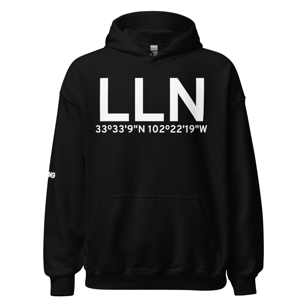 Levelland (KLLN) Airport Hoodie Sweatshirt 