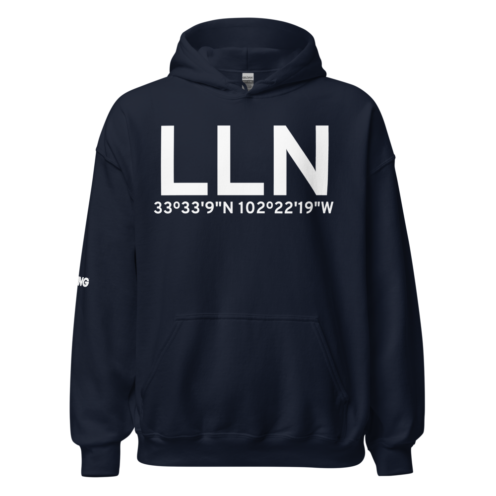 Levelland (KLLN) Airport Hoodie Sweatshirt 