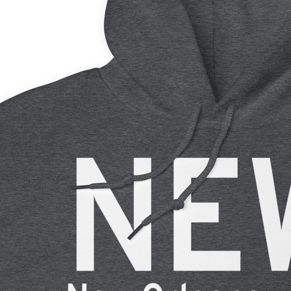 New Orleans (KNEW) Airport Hoodie Sweatshirt 