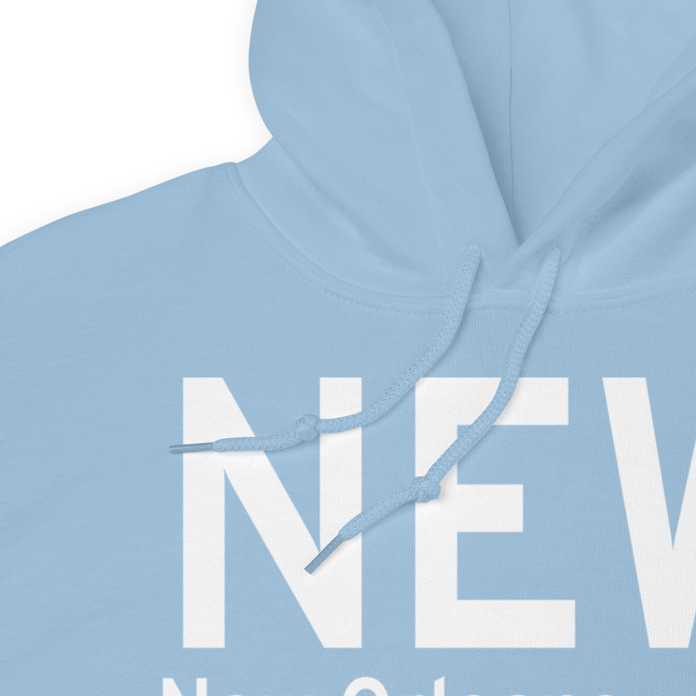 New Orleans (KNEW) Airport Hoodie Sweatshirt 