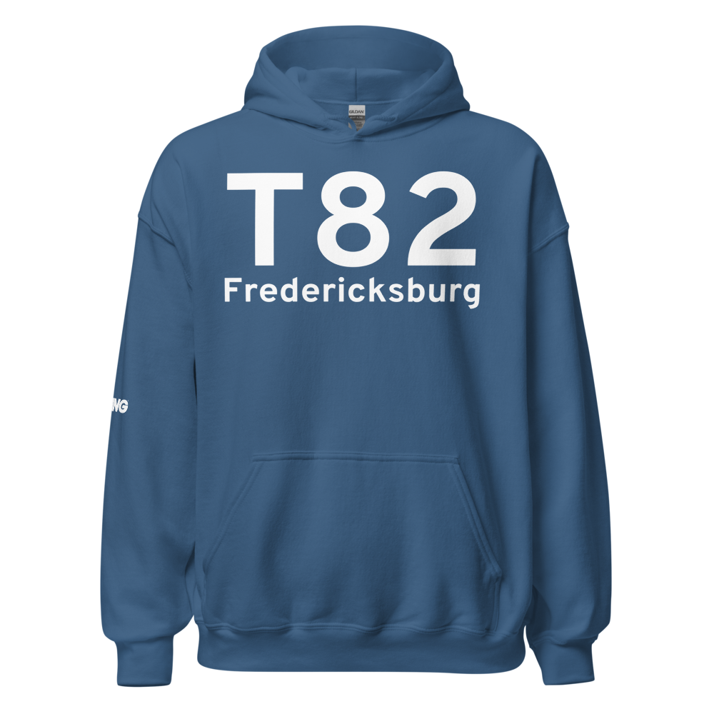 Fredericksburg (KT82) Airport Hoodie Sweatshirt 