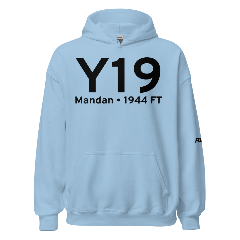 Mandan (KY19) Airport Hoodie Sweatshirt 