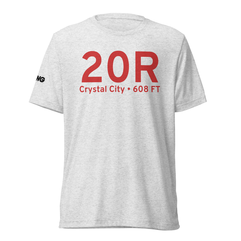 Crystal City (K20R) Airport Tri-blend T-Shirt 
