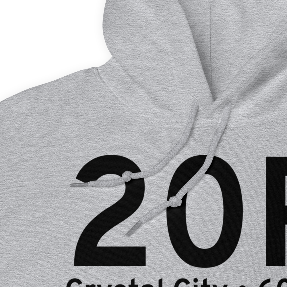 Crystal City (K20R) Airport Hoodie Sweatshirt 