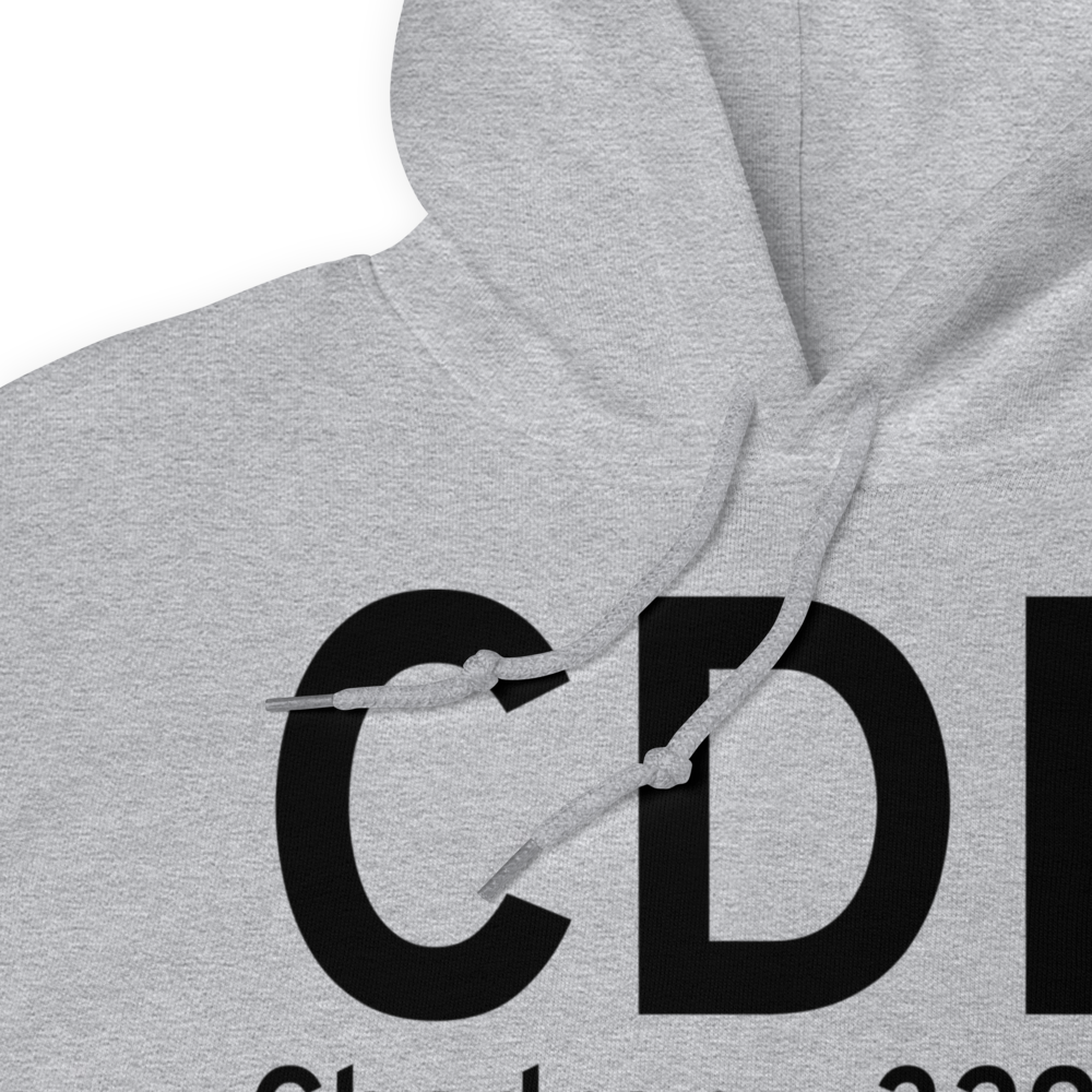 Chadron (KCDR) Airport Hoodie Sweatshirt 