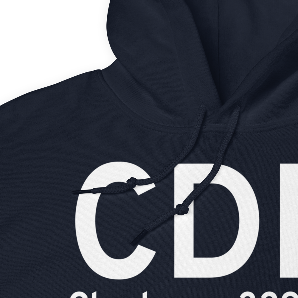 Chadron (KCDR) Airport Hoodie Sweatshirt 