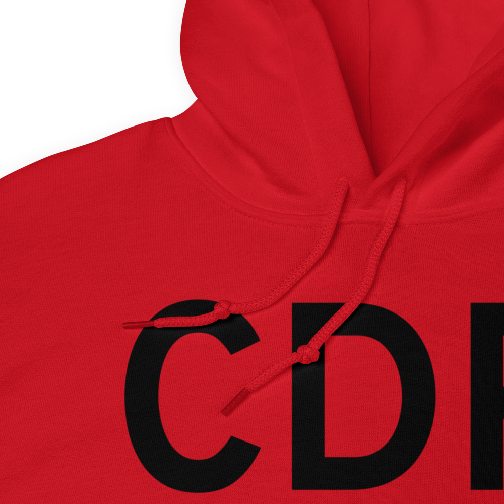 Chadron (KCDR) Airport Hoodie Sweatshirt 