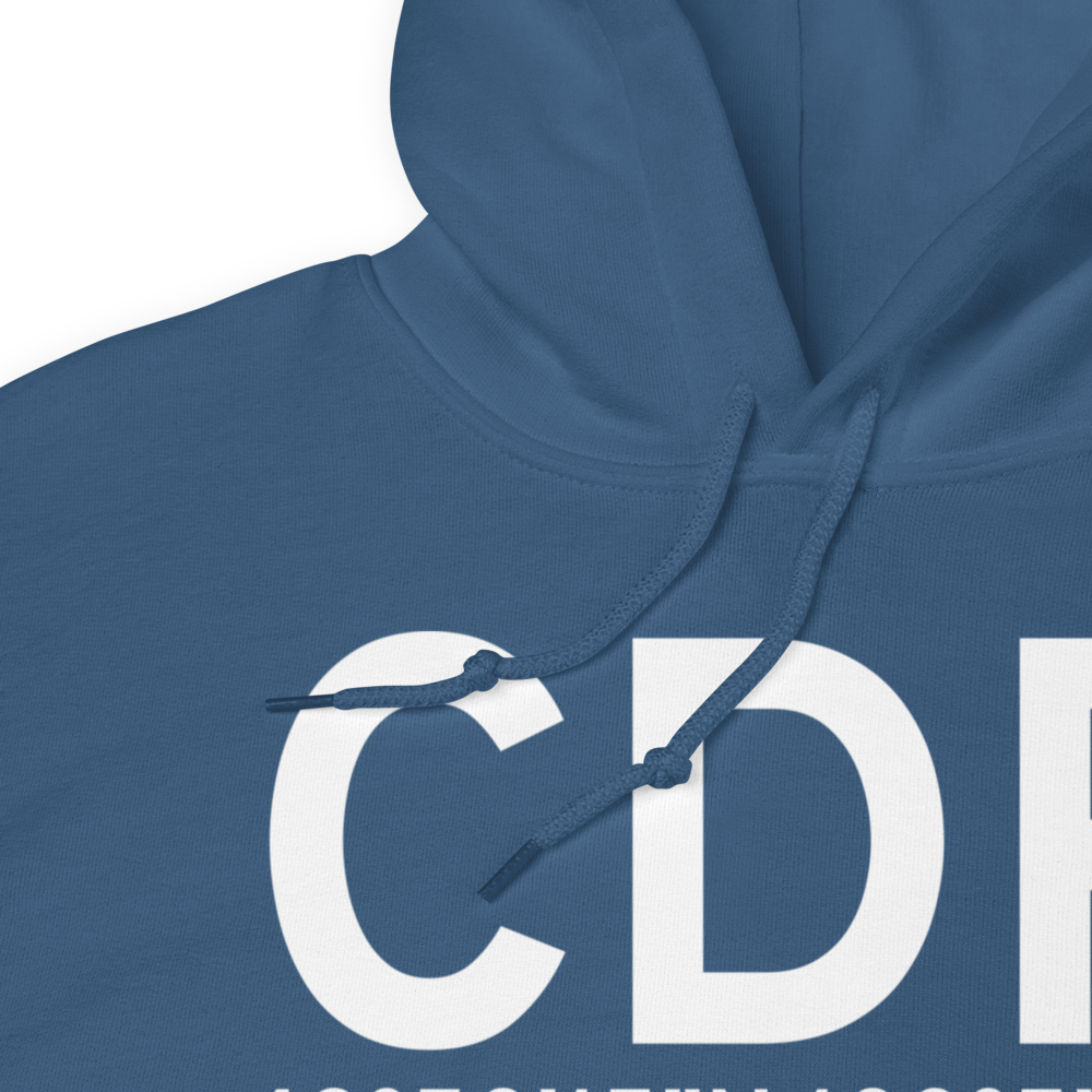 Chadron (KCDR) Airport Hoodie Sweatshirt 