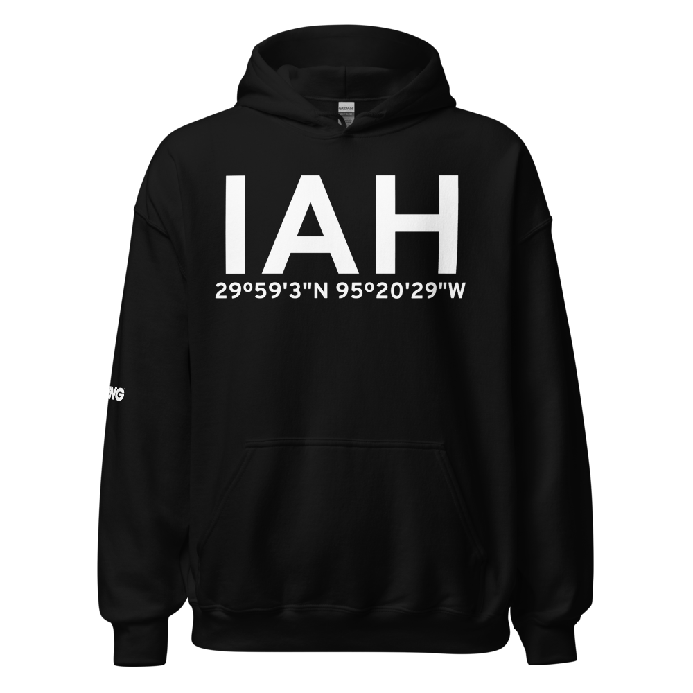Houston (KIAH) Airport Hoodie Sweatshirt 