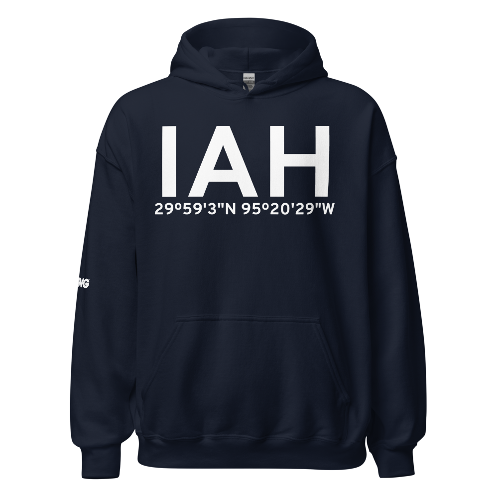 Houston (KIAH) Airport Hoodie Sweatshirt 