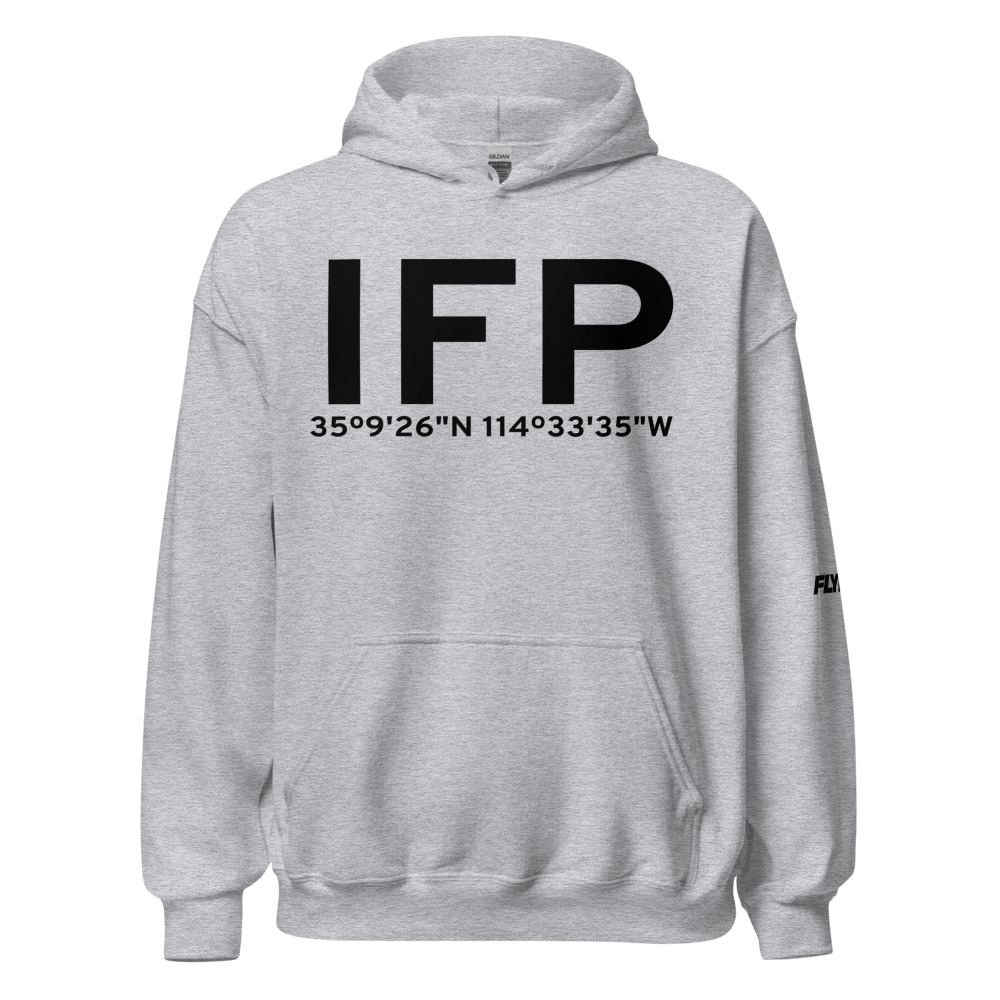 Bullhead City (KIFP) Airport Hoodie Sweatshirt 