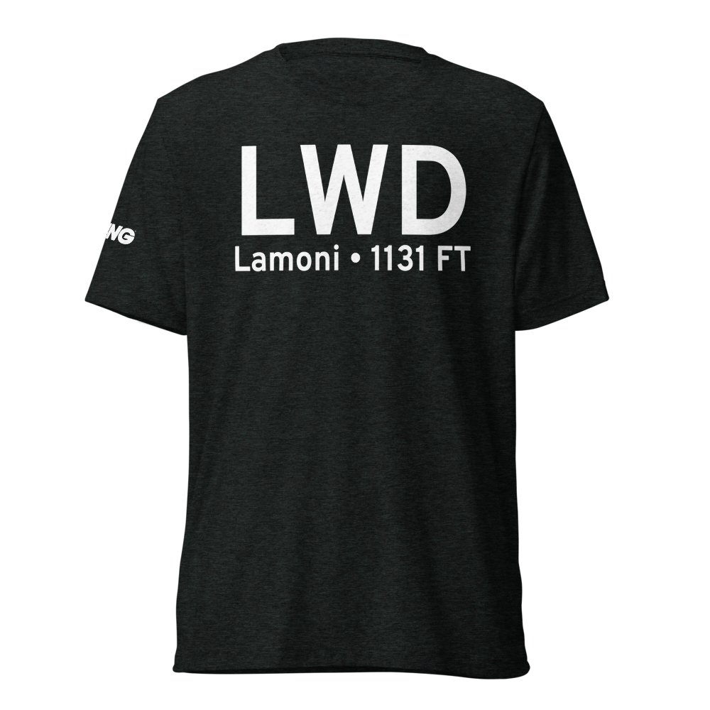 Lamoni (LWD) Airport Tri-blend T-Shirt 