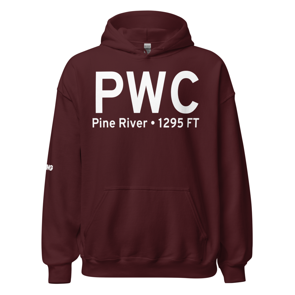 Pine River (KPWC) Airport Hoodie Sweatshirt 