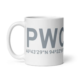 Pine River (KPWC) Airport Mug