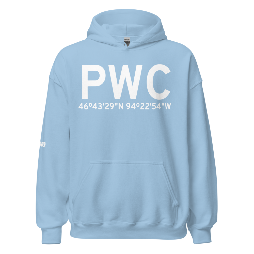 Pine River (KPWC) Airport Hoodie Sweatshirt 