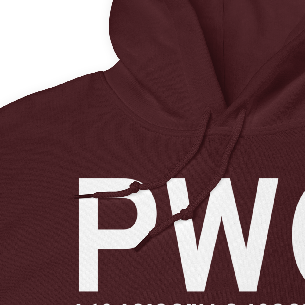 Pine River (KPWC) Airport Hoodie Sweatshirt 