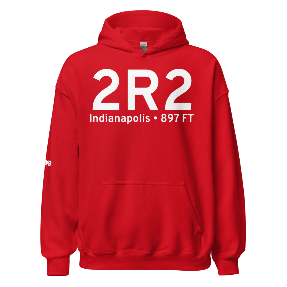Indianapolis (K2R2) Airport Hoodie Sweatshirt 