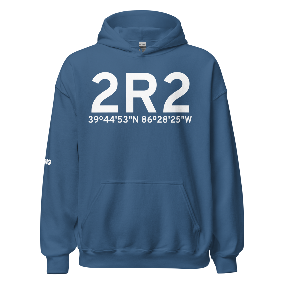 Indianapolis (K2R2) Airport Hoodie Sweatshirt 