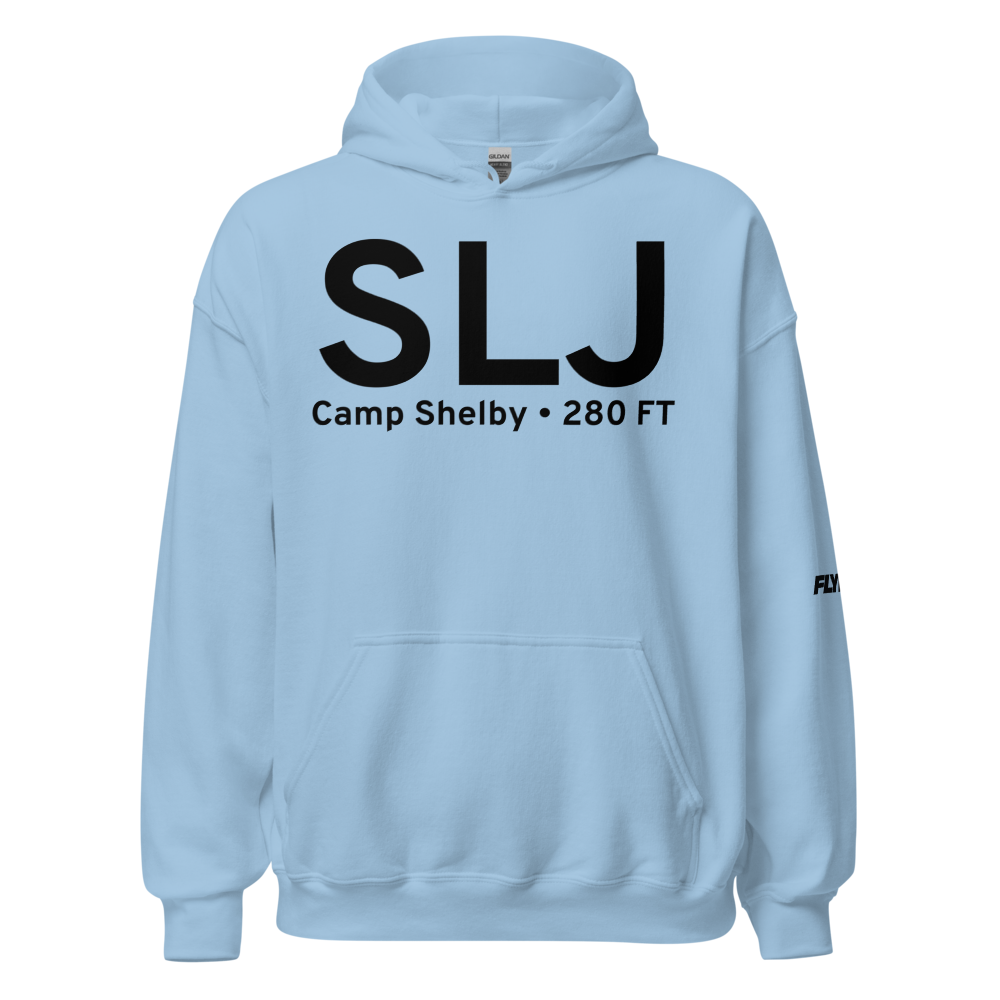 Camp Shelby (KSLJ) Airport Hoodie Sweatshirt 
