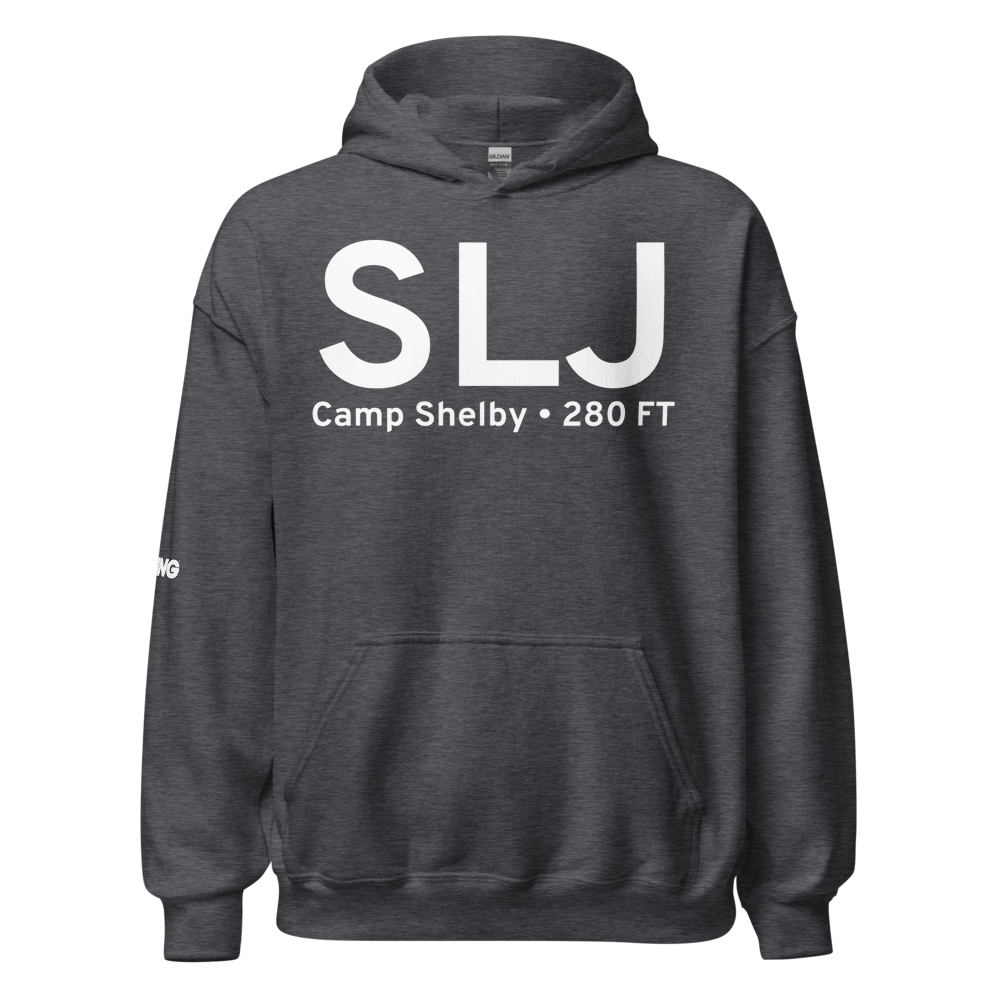 Camp Shelby (KSLJ) Airport Hoodie Sweatshirt 