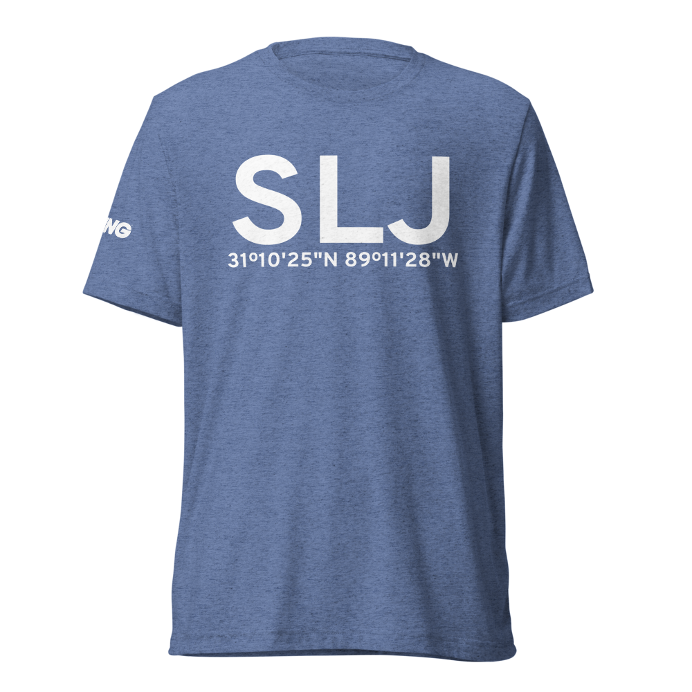 Camp Shelby (KSLJ) Airport Tri-blend T-Shirt 