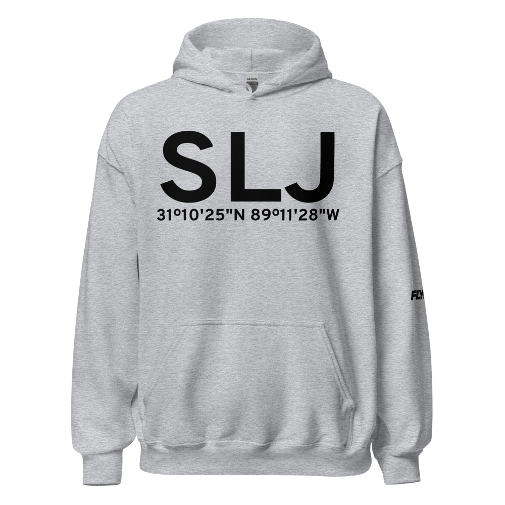 Camp Shelby (KSLJ) Airport Hoodie Sweatshirt 