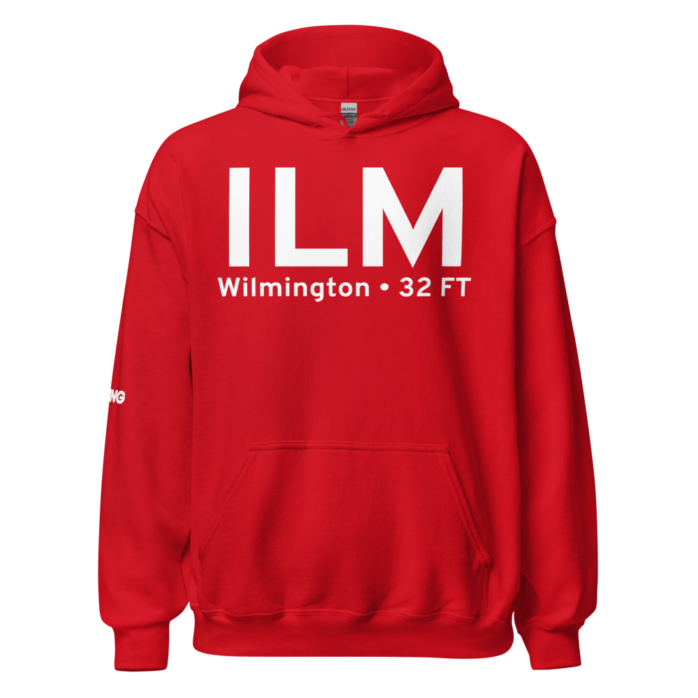 Wilmington (KILM) Airport Hoodie Sweatshirt 