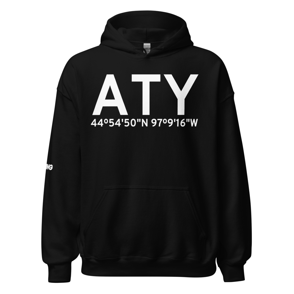 Watertown (KATY) Airport Hoodie Sweatshirt 