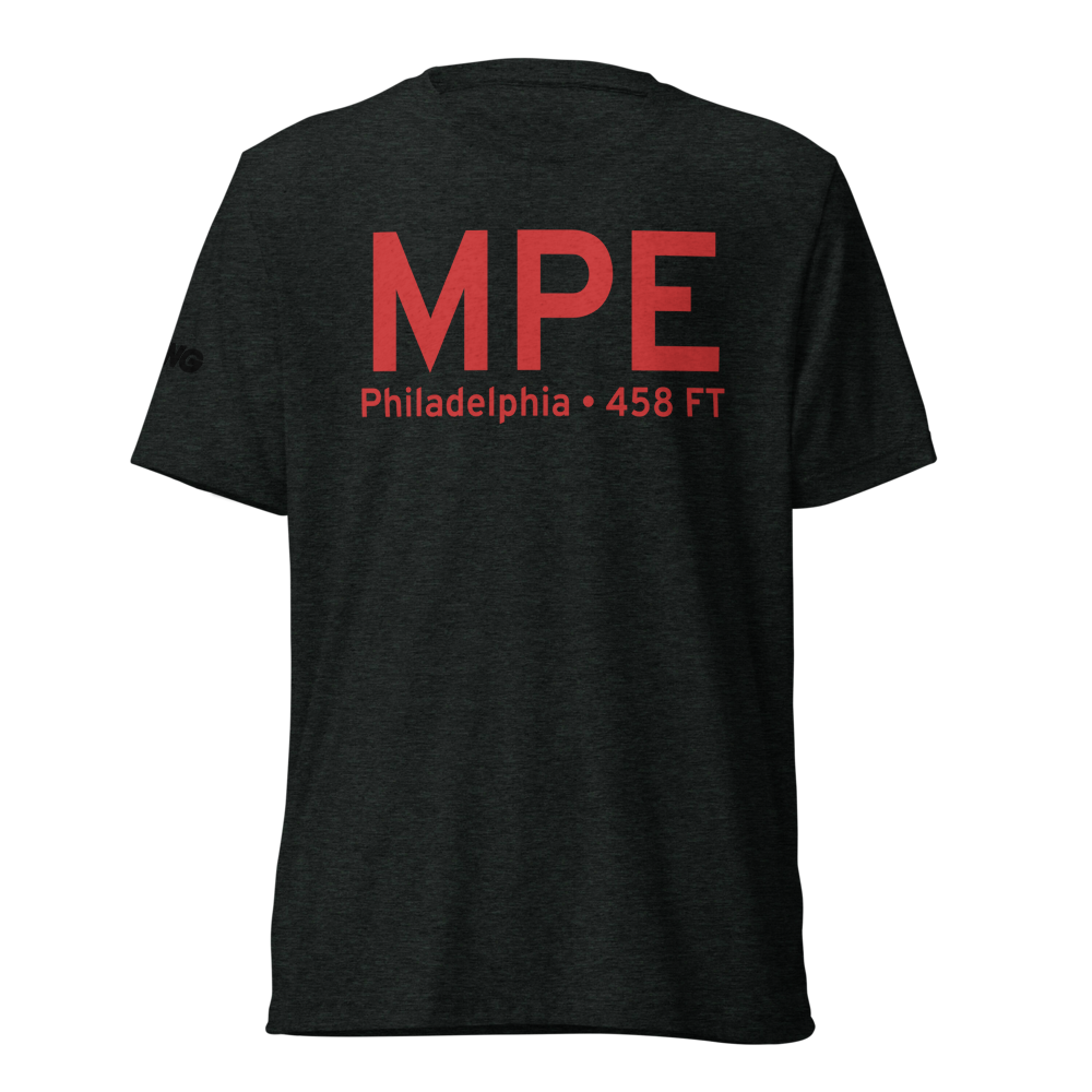Philadelphia (KMPE) Airport Tri-blend T-Shirt 