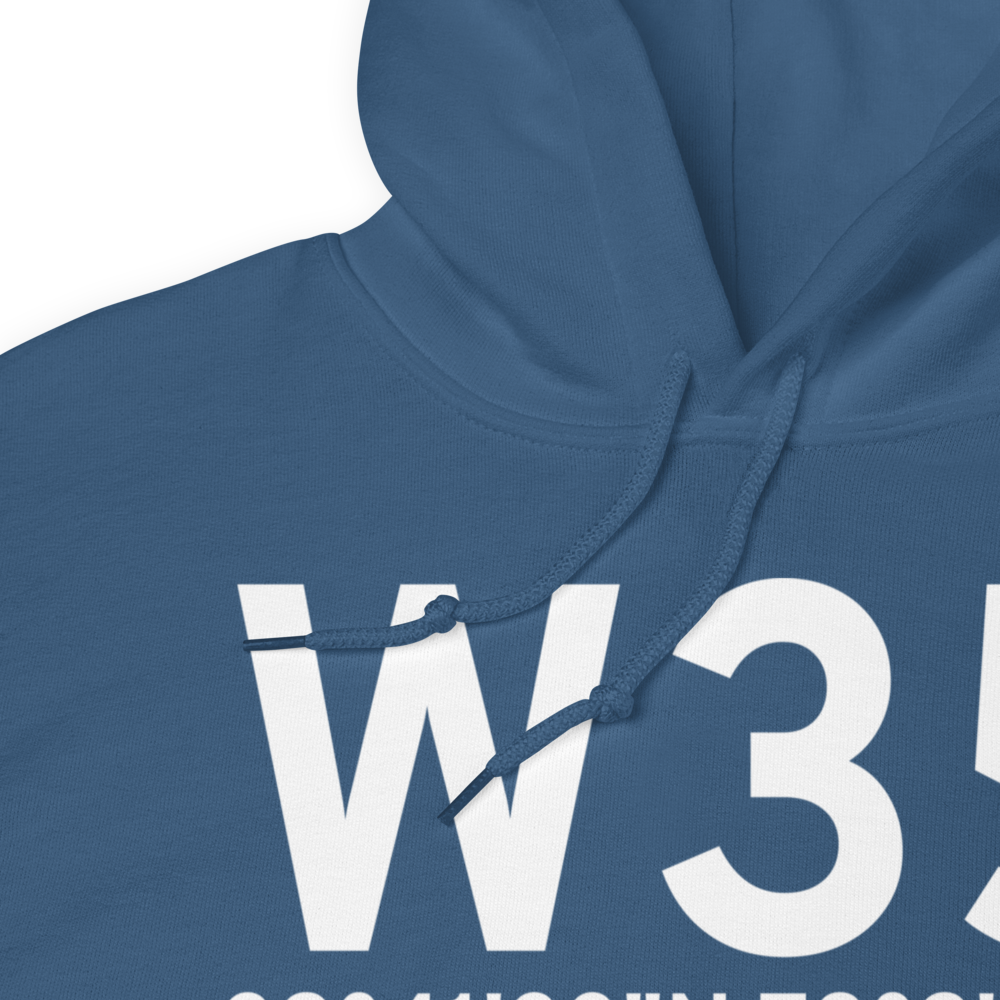 Berkeley Springs (KW35) Airport Hoodie Sweatshirt 