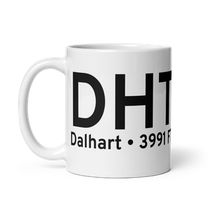 Dalhart (KDHT) Airport Mug