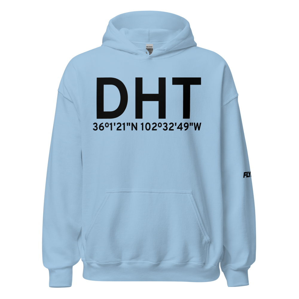 Dalhart (KDHT) Airport Hoodie Sweatshirt 