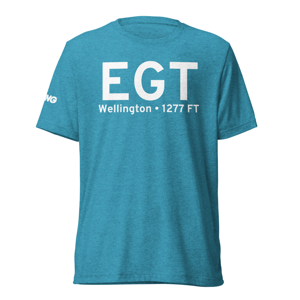 Wellington (KEGT) Airport Tri-blend T-Shirt 