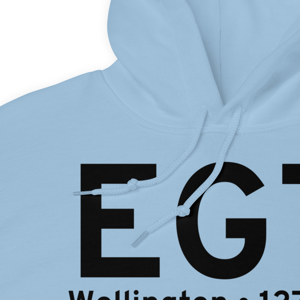 Wellington (KEGT) Airport Hoodie Sweatshirt 
