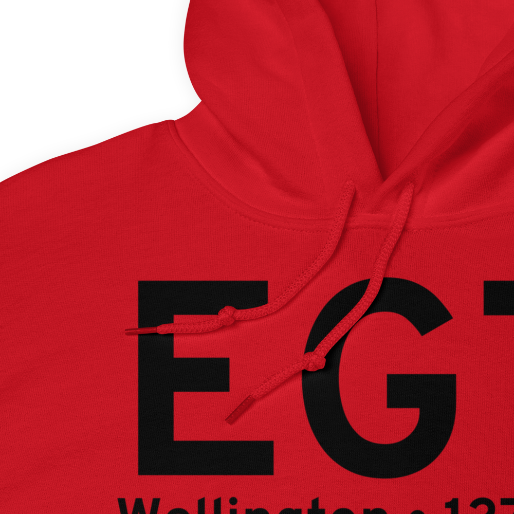 Wellington (KEGT) Airport Hoodie Sweatshirt 