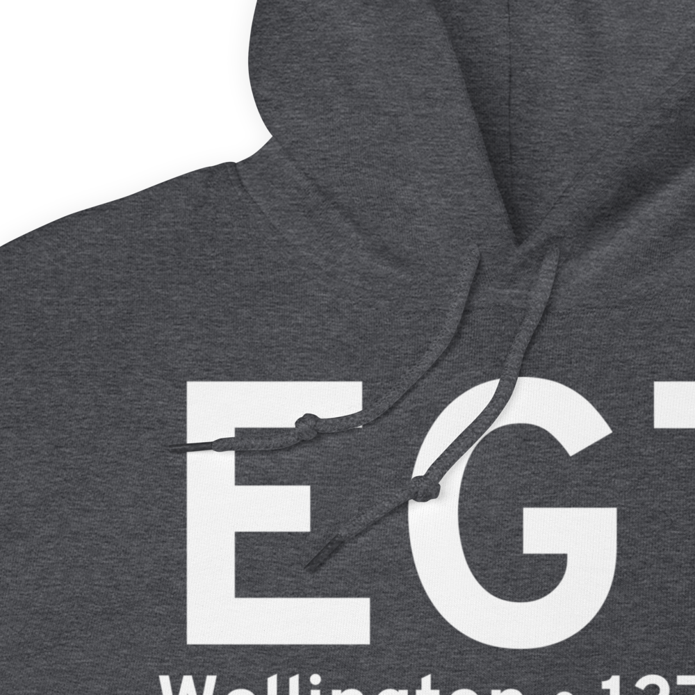Wellington (KEGT) Airport Hoodie Sweatshirt 