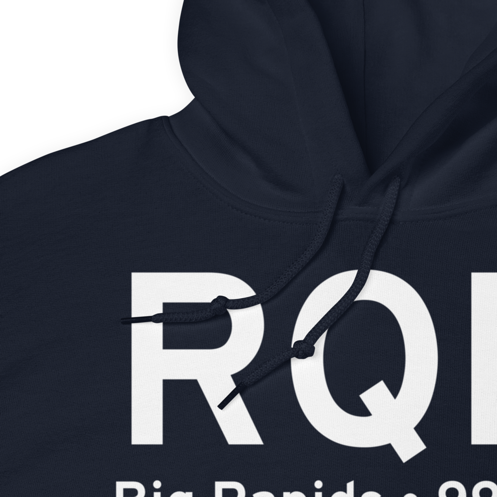 Big Rapids (KRQB) Airport Hoodie Sweatshirt 