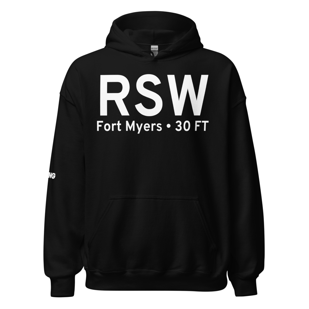 Fort Myers (KRSW) Airport Hoodie Sweatshirt 