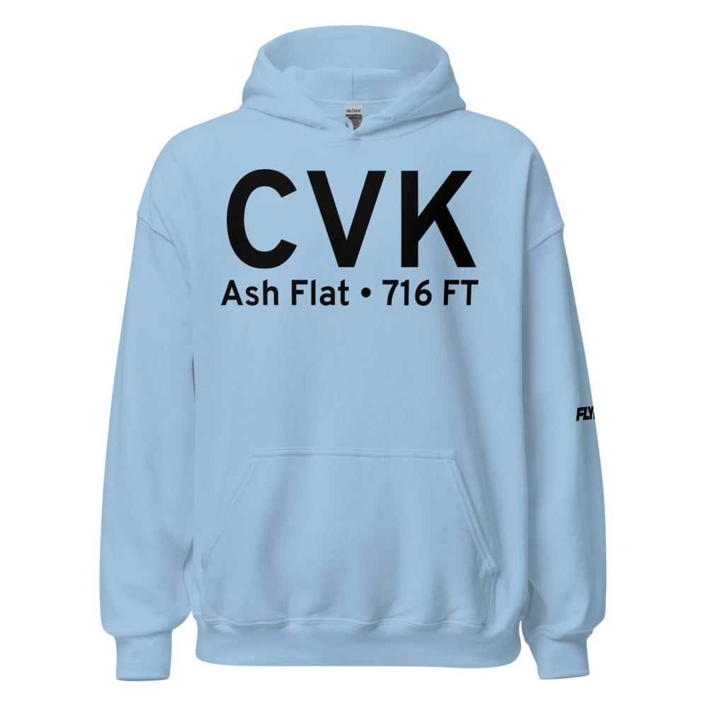 Ash Flat (KCVK) Airport Hoodie Sweatshirt 