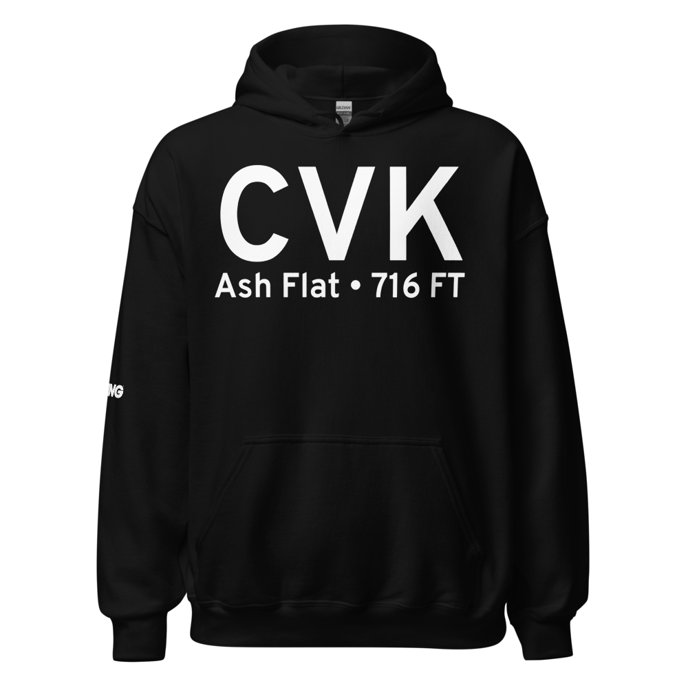 Ash Flat (KCVK) Airport Hoodie Sweatshirt 