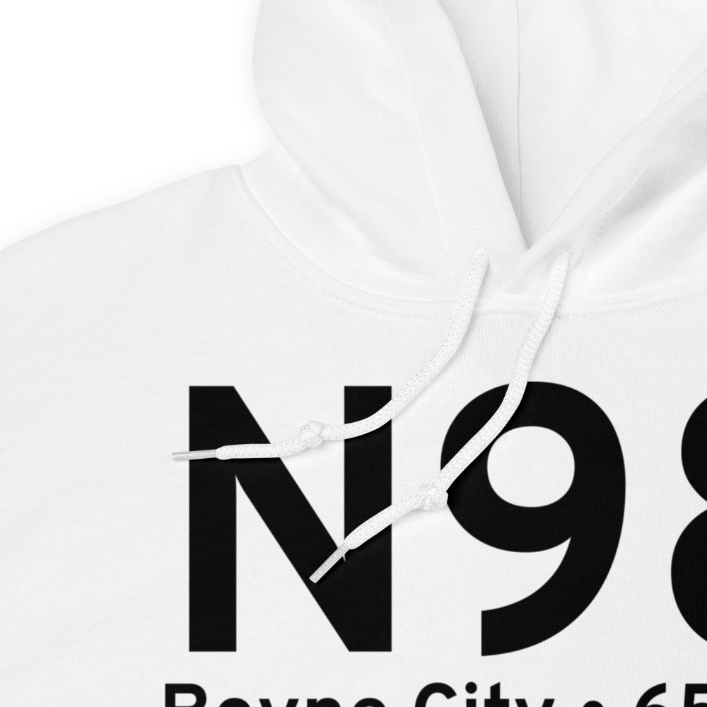 Boyne City (KN98) Airport Hoodie Sweatshirt 