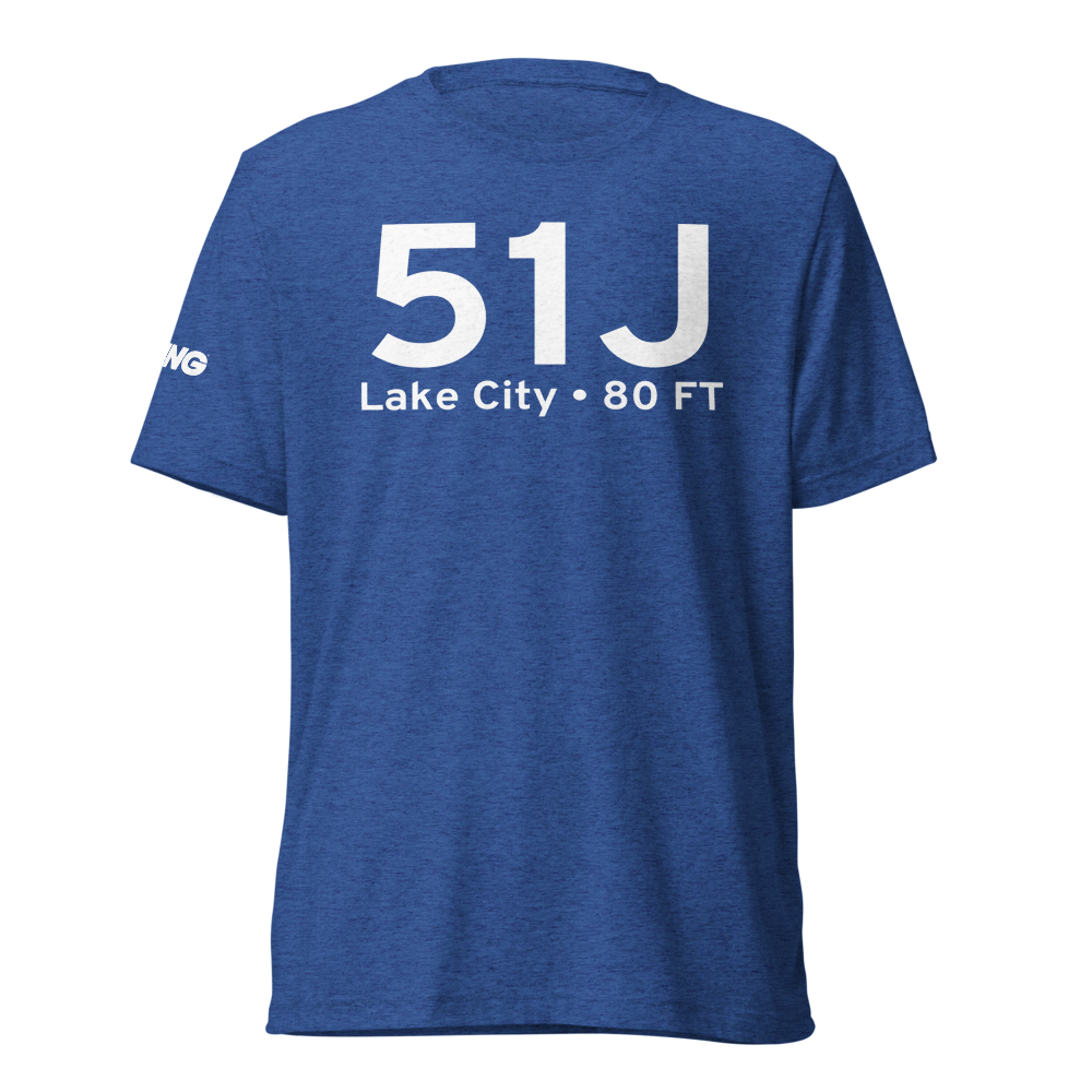 Lake City (K51J) Airport Tri-blend T-Shirt 