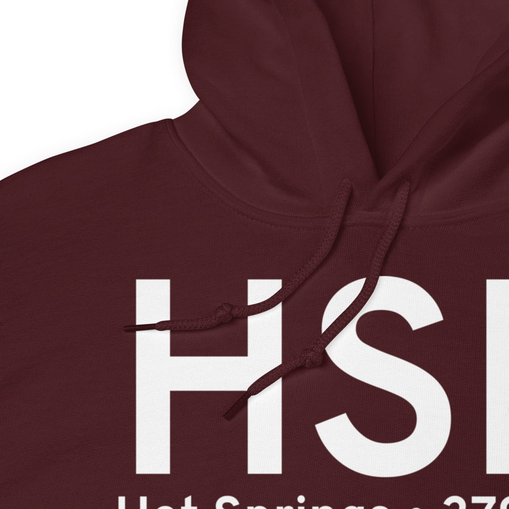 Hot Springs (KHSP) Airport Hoodie Sweatshirt 