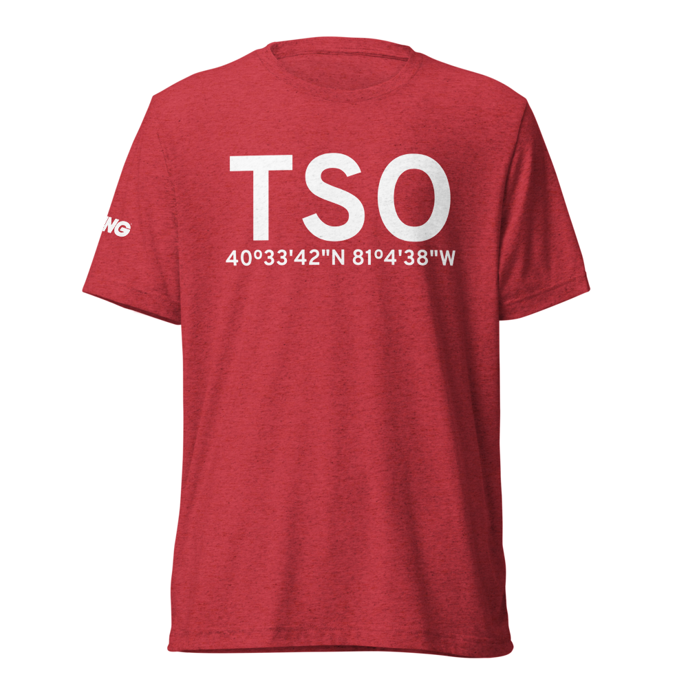 Carrollton (KTSO) Airport Tri-blend T-Shirt 