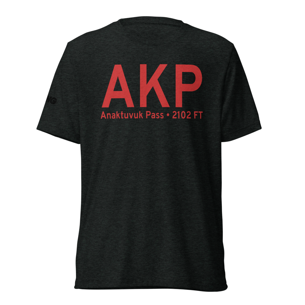 Anaktuvuk Pass (PAKP) Airport Tri-blend T-Shirt 