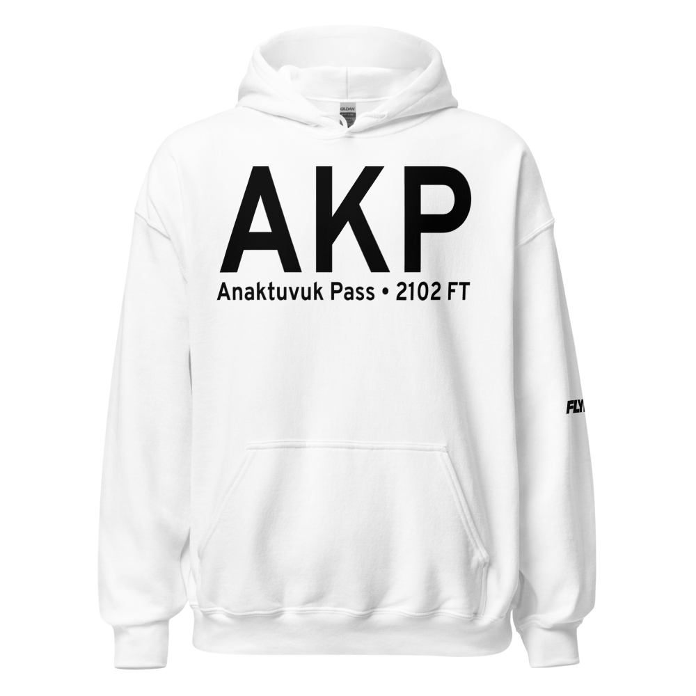 Anaktuvuk Pass (PAKP) Airport Hoodie Sweatshirt 