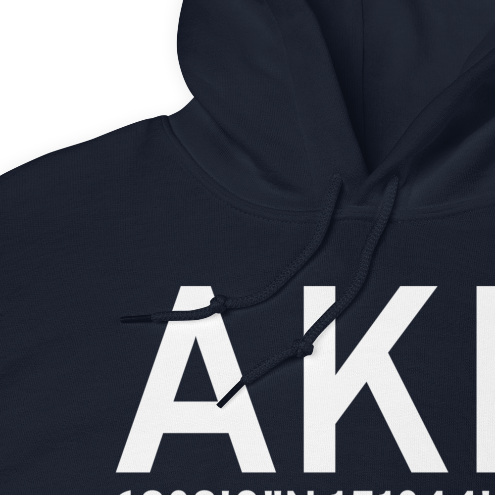 Anaktuvuk Pass (PAKP) Airport Hoodie Sweatshirt 