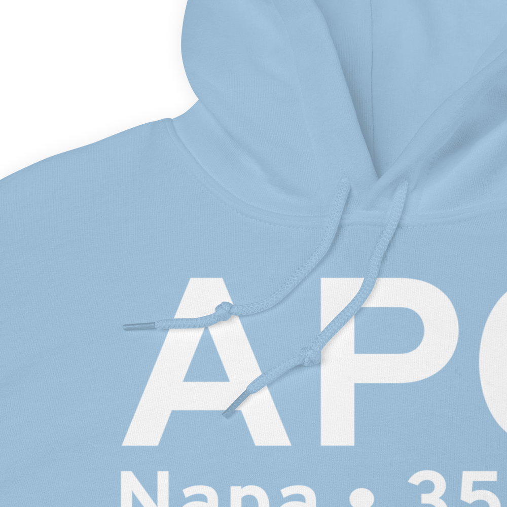 Napa (KAPC) Airport Hoodie Sweatshirt 