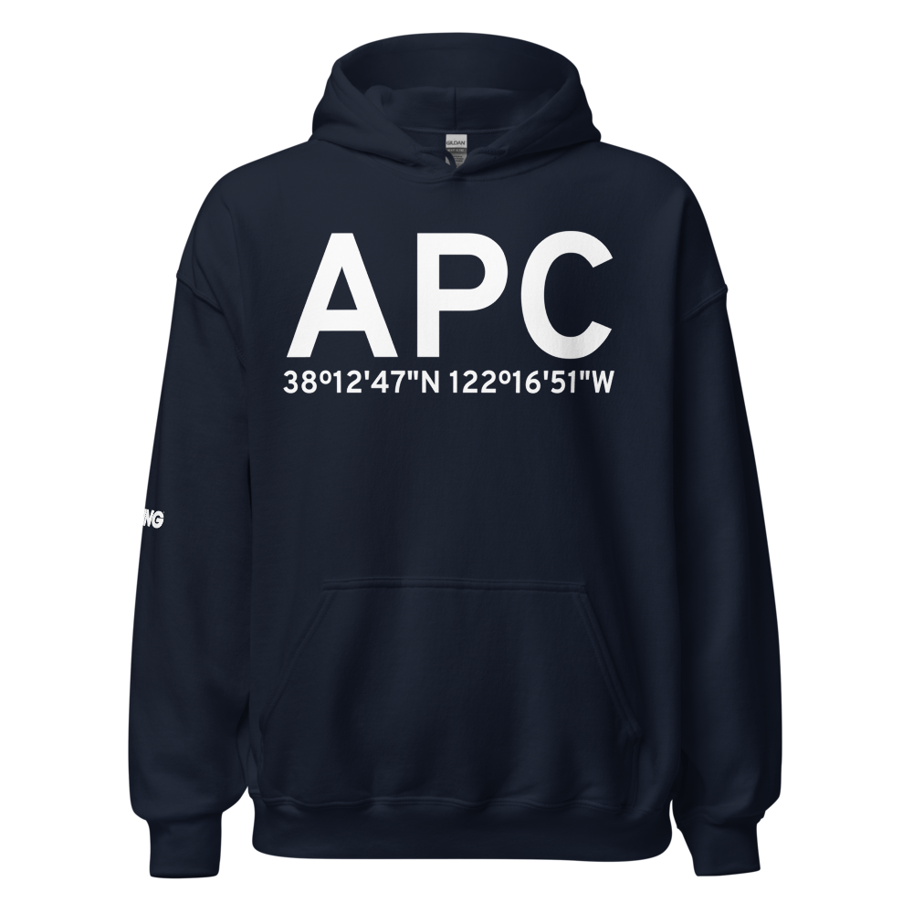 Napa (KAPC) Airport Hoodie Sweatshirt 